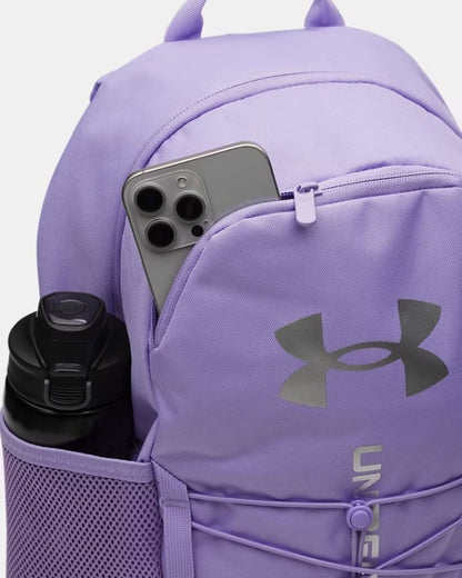 Under Armour Hustle Sport 6.0 Backpack - Transparent/Metallic Silver