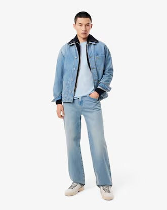 Men's lacoste Cotton Pima T-shirt - Light Blue