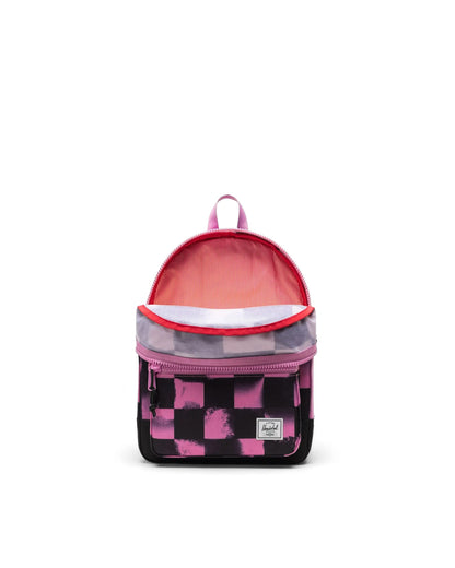 Herschel Heritage Kids Backpack - Stencil Checker Opera Mauve