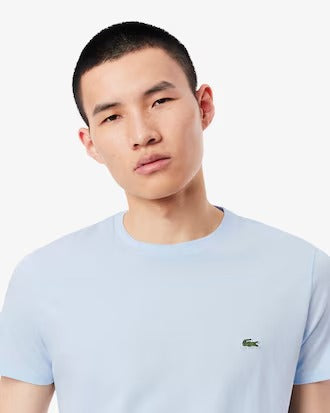 Men's lacoste Cotton Pima T-shirt - Light Blue