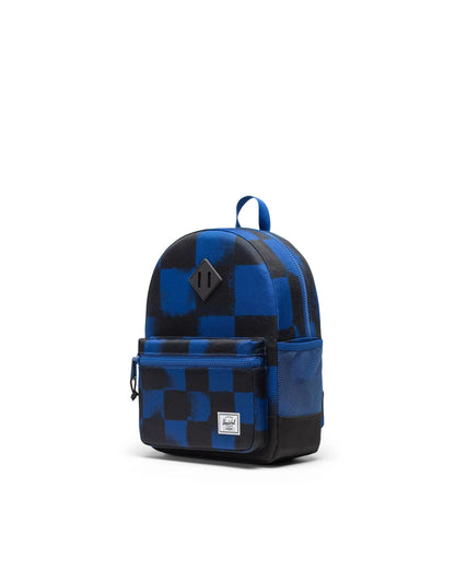 Herschel Heritage Kids Backpack - Stencil Checker Sodalite Blue