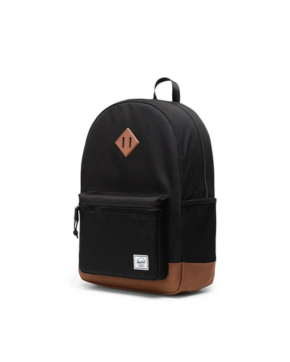 Herschel Heritage Youth Backpack - Black/Saddle Brown