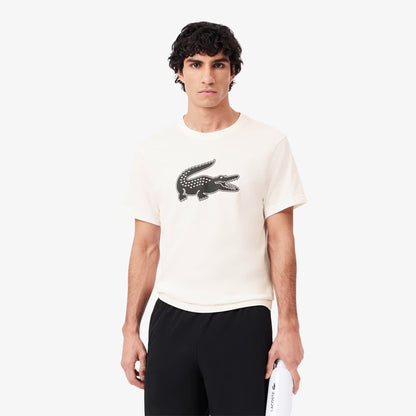 Men's Lacoste Ultra Dry Logo Sport T-shirt - White