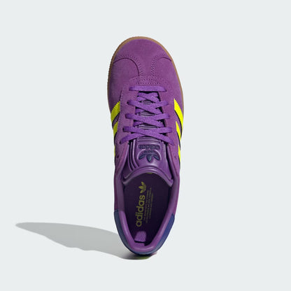 Grade School Adidas Gazelle Shoes - Active Purple/Solar Yellow/Collegiate Purple