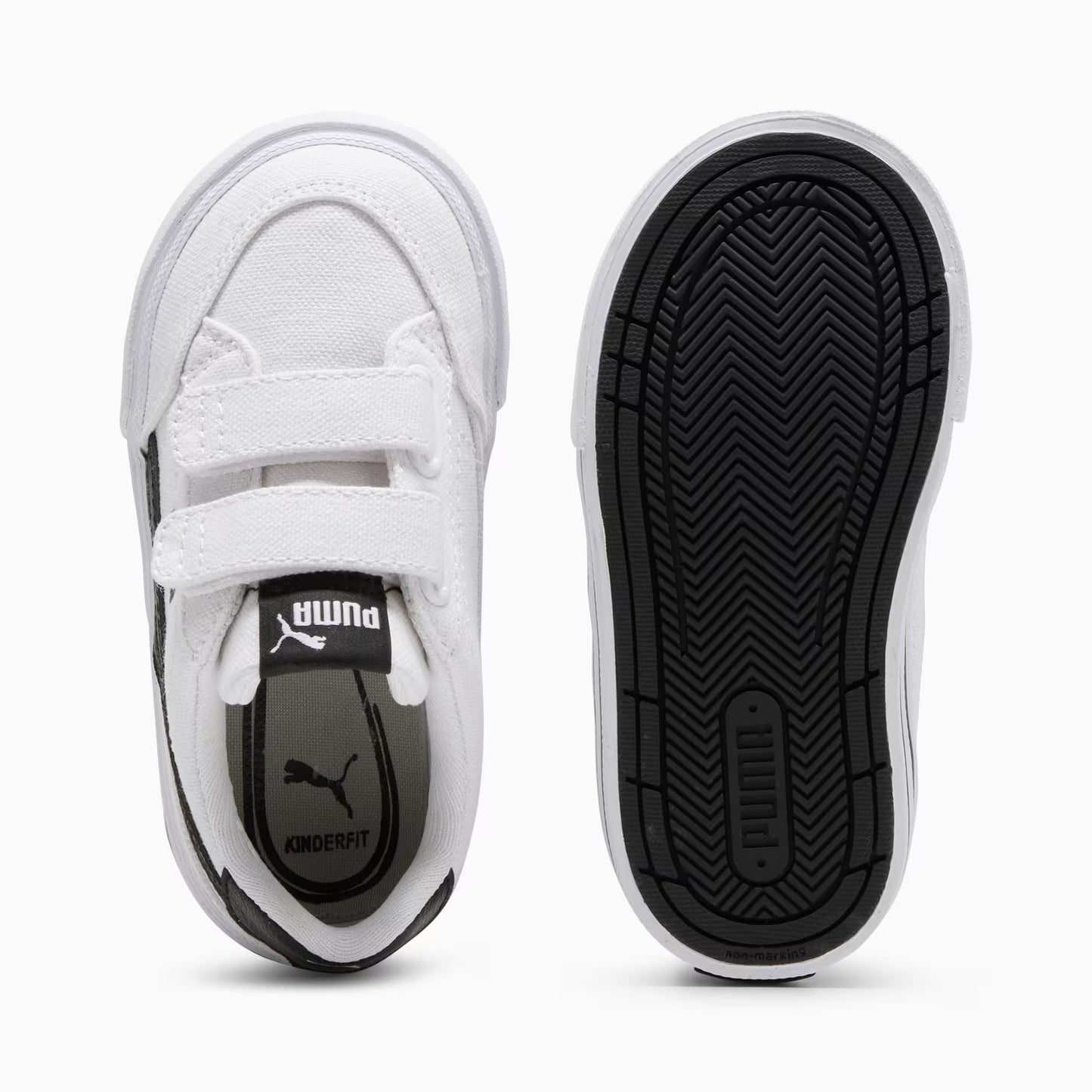 Infant's Puma Court Classic Vulcanized Formstrip - White/Black