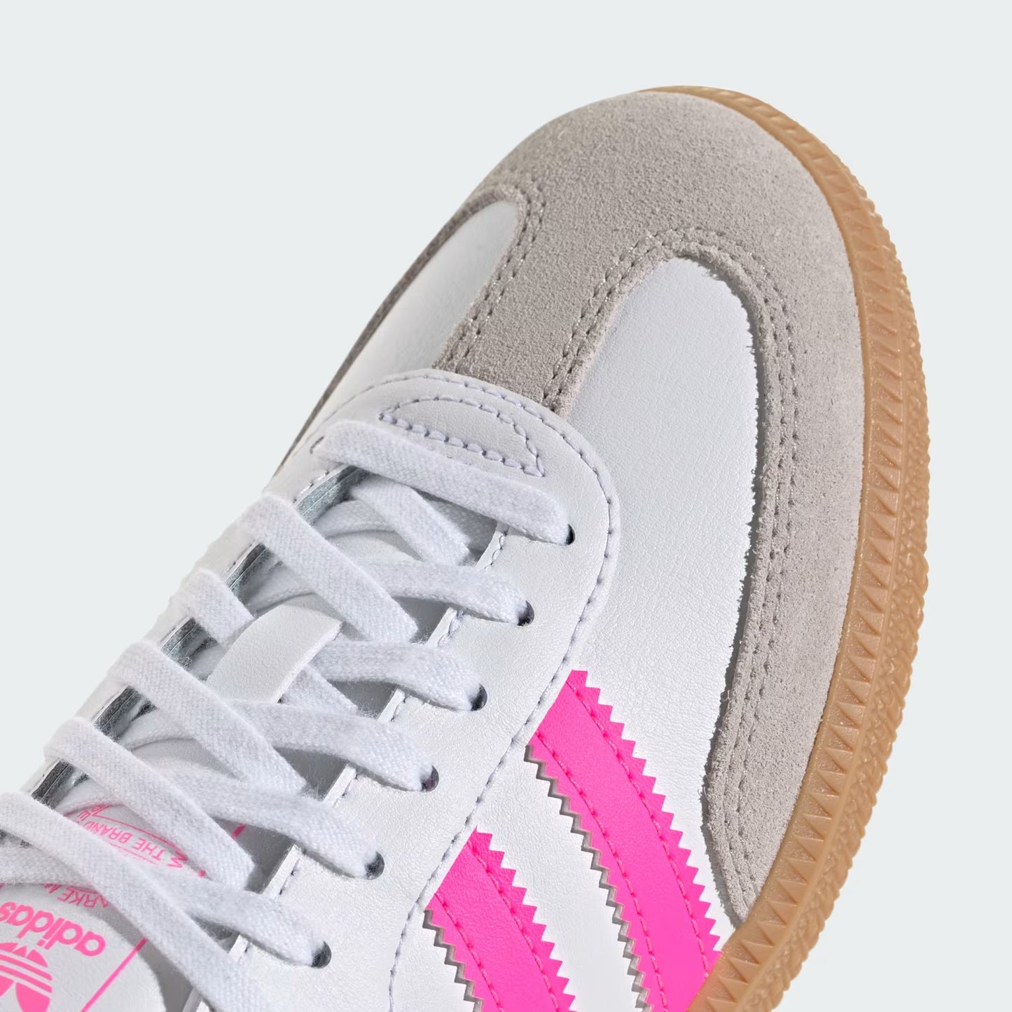 Grade School Adidas Samba OG Shoes - White/Pink