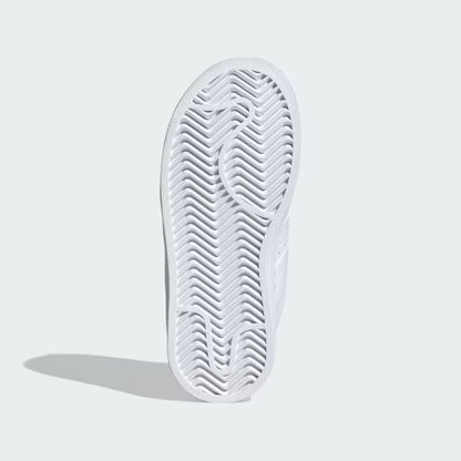 Infant Adidas Superstar II Elastic Lace Shoes - Cloud White/Core Black