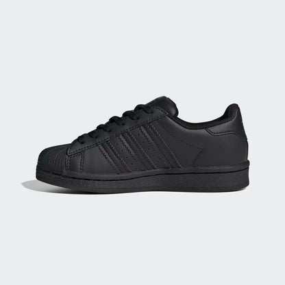 Pre School Adidas Superstar Shoes - Black/Black