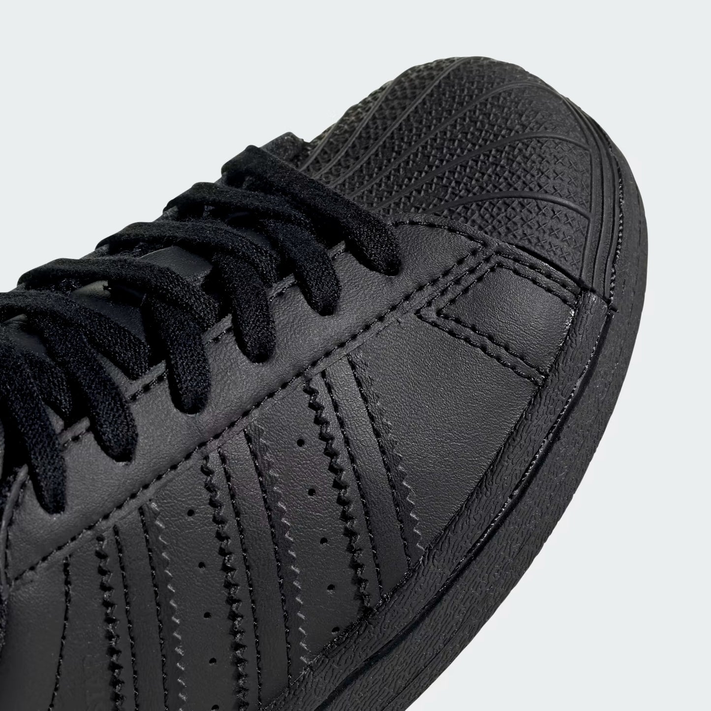 Pre School Adidas Superstar Shoes  - Black/Black