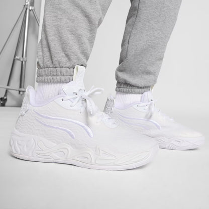 Grade School Puma x Lamelo MB.04 Lo - Ice White