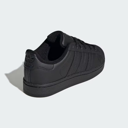 Pre School Adidas Superstar II Shoes - Black/Black