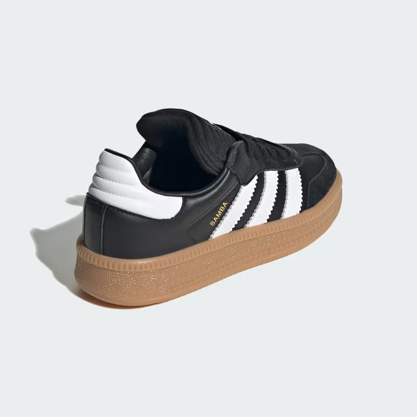 Grade School Adidas Samba XLG Shoes - Black/White