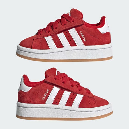 Infant's Adidas Campus 00s Comfort Closure Elastic Lace Shoes - Red/White