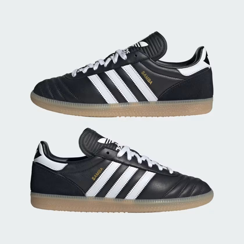 Men's Adidas Samba JP Shoes - Black/Supplier Colour/Gum