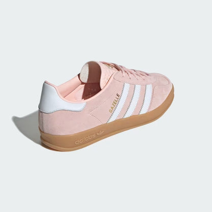 Women's Adidas Gazelle Indoor Shoes - Sandy Pink/Cloud White/Gum