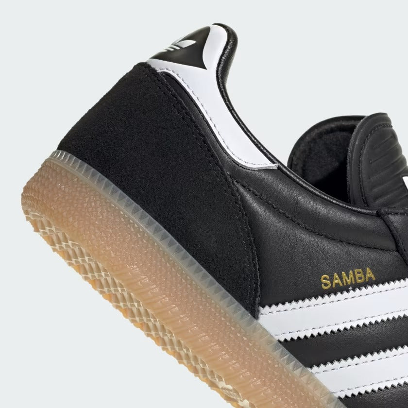 Men's Adidas Samba JP Shoes - Black/Supplier Colour/Gum
