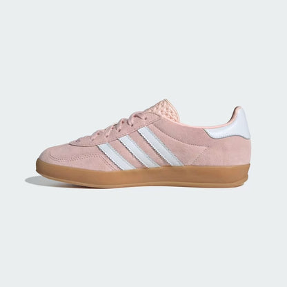 Women's Adidas Gazelle Indoor Shoes - Sandy Pink/Cloud White/Gum