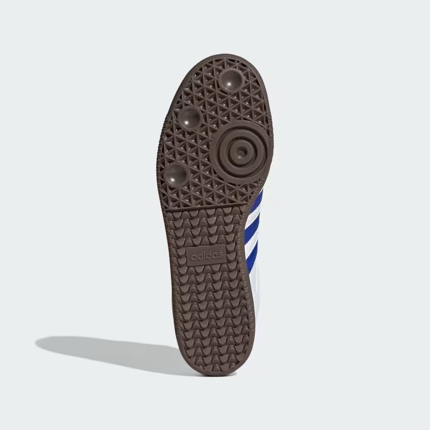 Men's Adidas Samba OG Shoes - Cloud White/Lucid Blue/Gum