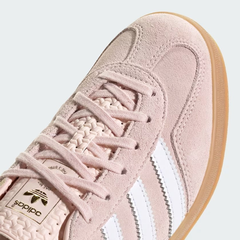 Women's Adidas Gazelle Indoor Shoes - Sandy Pink/Cloud White/Gum