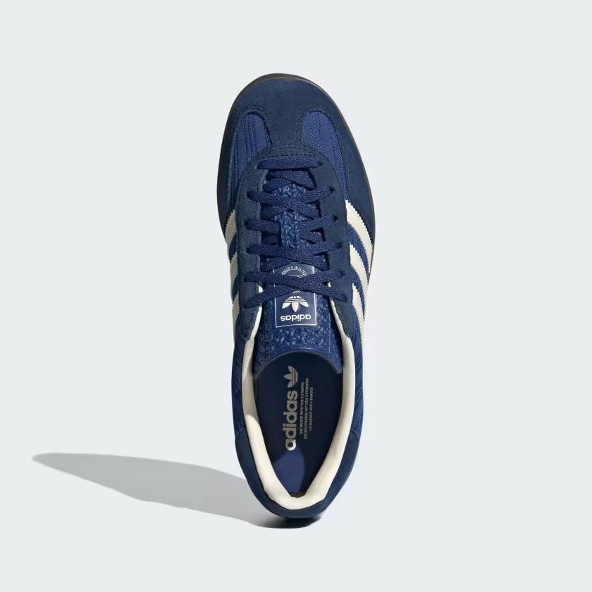 Women's Adidas Gazelle Indoor Shoes - Victory Blue/Night Indigo/Cream White