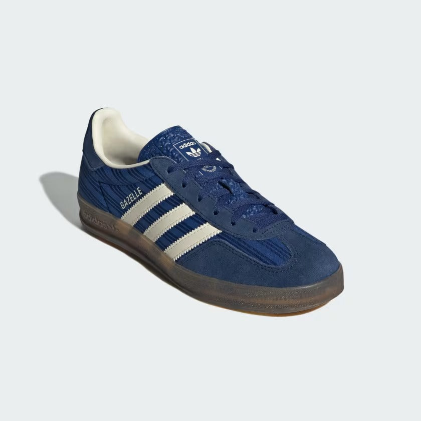 Women's Adidas Gazelle Indoor Shoes - Victory Blue/Night Indigo/Cream White