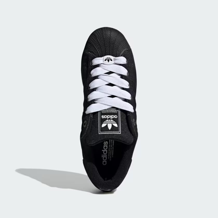 Men's Adidas Superstar II Shoes - Core Black/Core Black/Cloud White