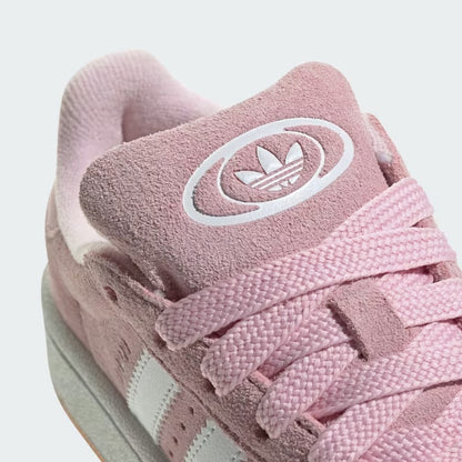 Pre School Adidas Campus 00s Elastic Lace Shoes - Clear Pink/Cloud White/Gum