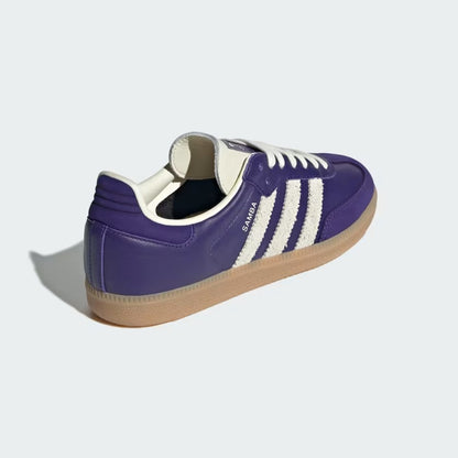 Women's Adidas Samba OG Shoes - Collegiate Purple/Cream White/Gum