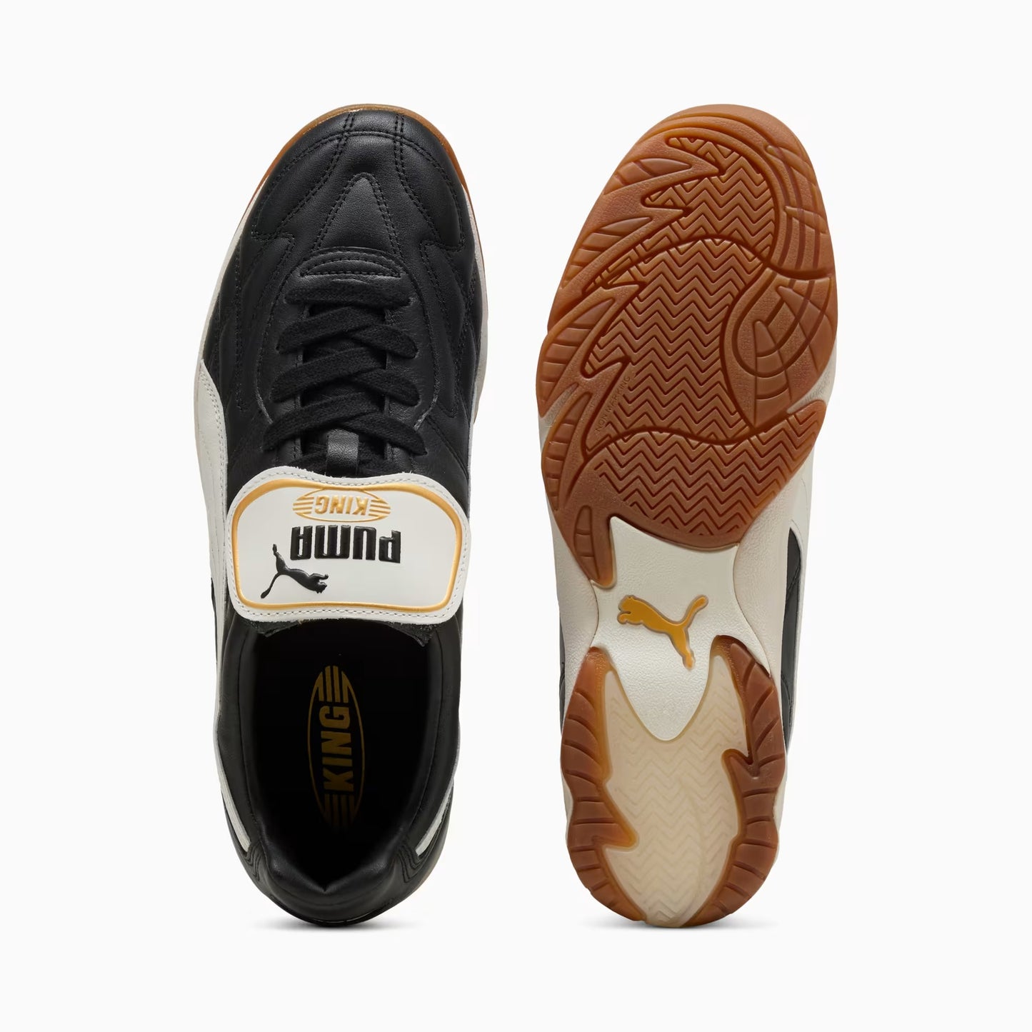 Men's Puma King Indoor Sneakers - Black/Warm White
