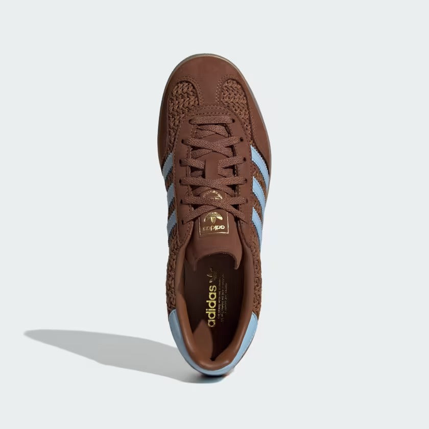 Women's Adidas Gazelle Indoor Shoes - Preloved Brown/Clear Sky