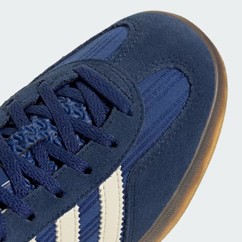 Women's Adidas Gazelle Indoor Shoes - Victory Blue/Night Indigo/Cream White