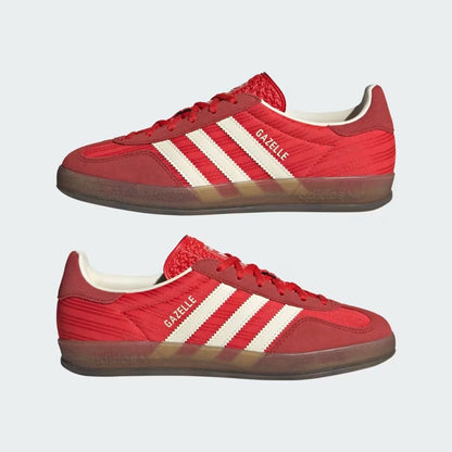 Women's Adidas Gazelle Indoor Shoes - Red/Better Scarlet/Cream White
