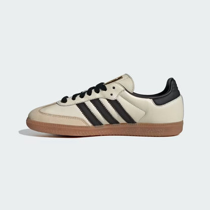 Women's Adidas Samba OG Shoes - Cream White/Core Black