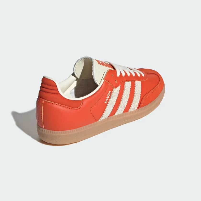 Women's Adidas Samba OG Shoes - Collegiate Orange/Cream White/Gum