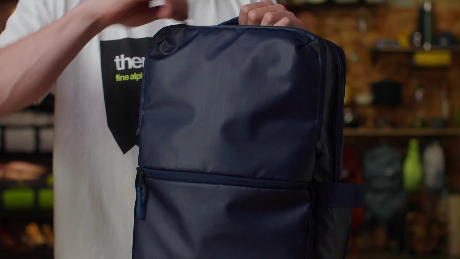 north face base camp travel backpack The North Face Base Camp Voyager Daypack: Shady Blue/Summit Navy