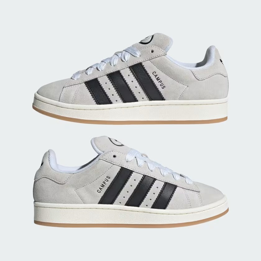 Men's Adidas Campus 00s Shoes - Crystal White/Core Black/Off White