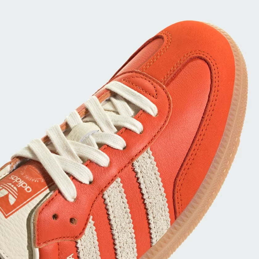 Women's Adidas Samba OG Shoes - Collegiate Orange/Cream White/Gum