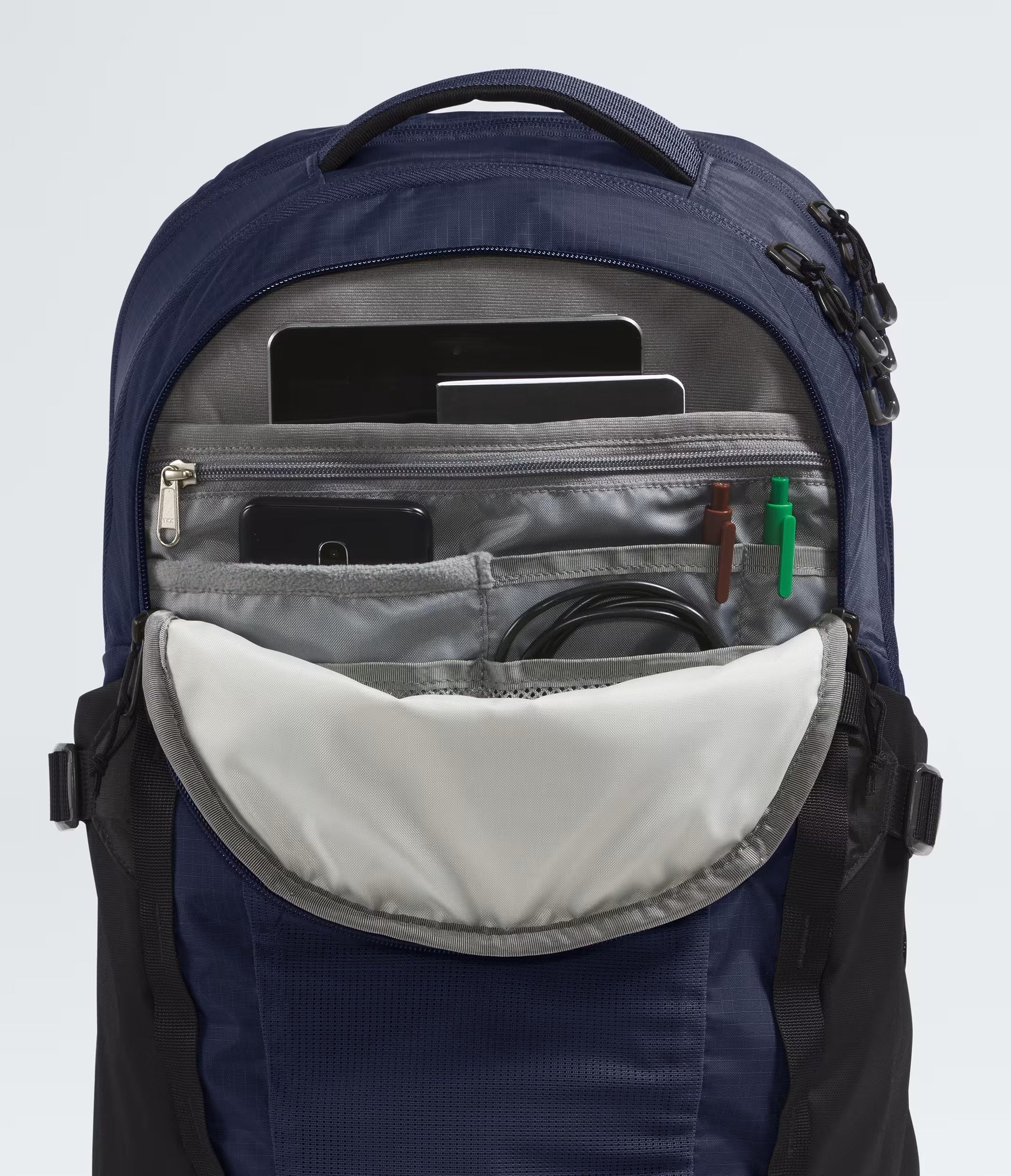 navy north face backpack The North Face Recon Backpack TNF Navy/ TNF Black