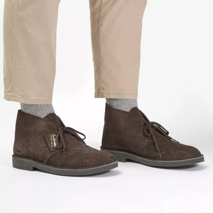 Men's Clark Desert Boot Evo - Brown Suede