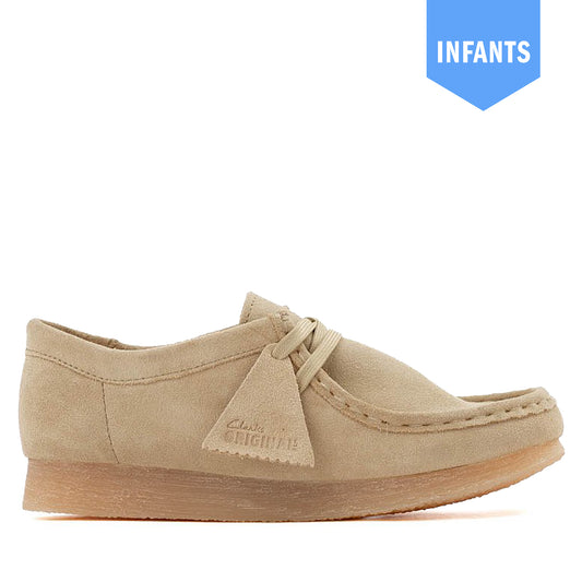 Infants Clarks Wallabee Low - Maple Suede Maple Suede