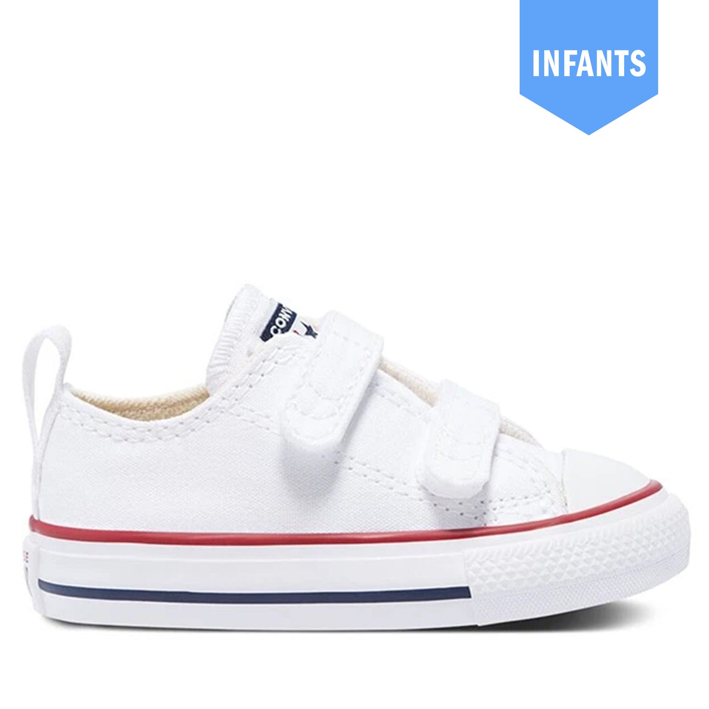 Infants Converse Chuck Taylor All Star 2V OX - White white
