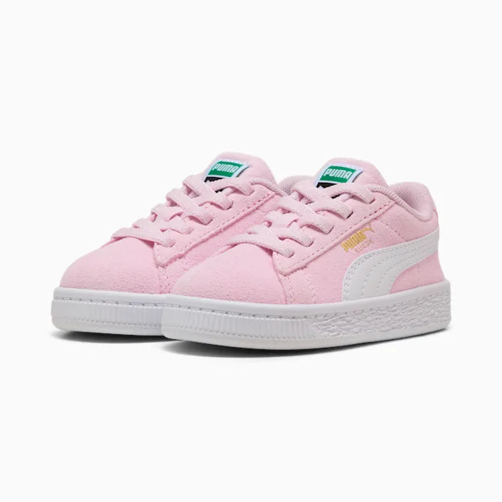 Infants Puma Suede Classic Sneakers - Pink Lady / Puma White