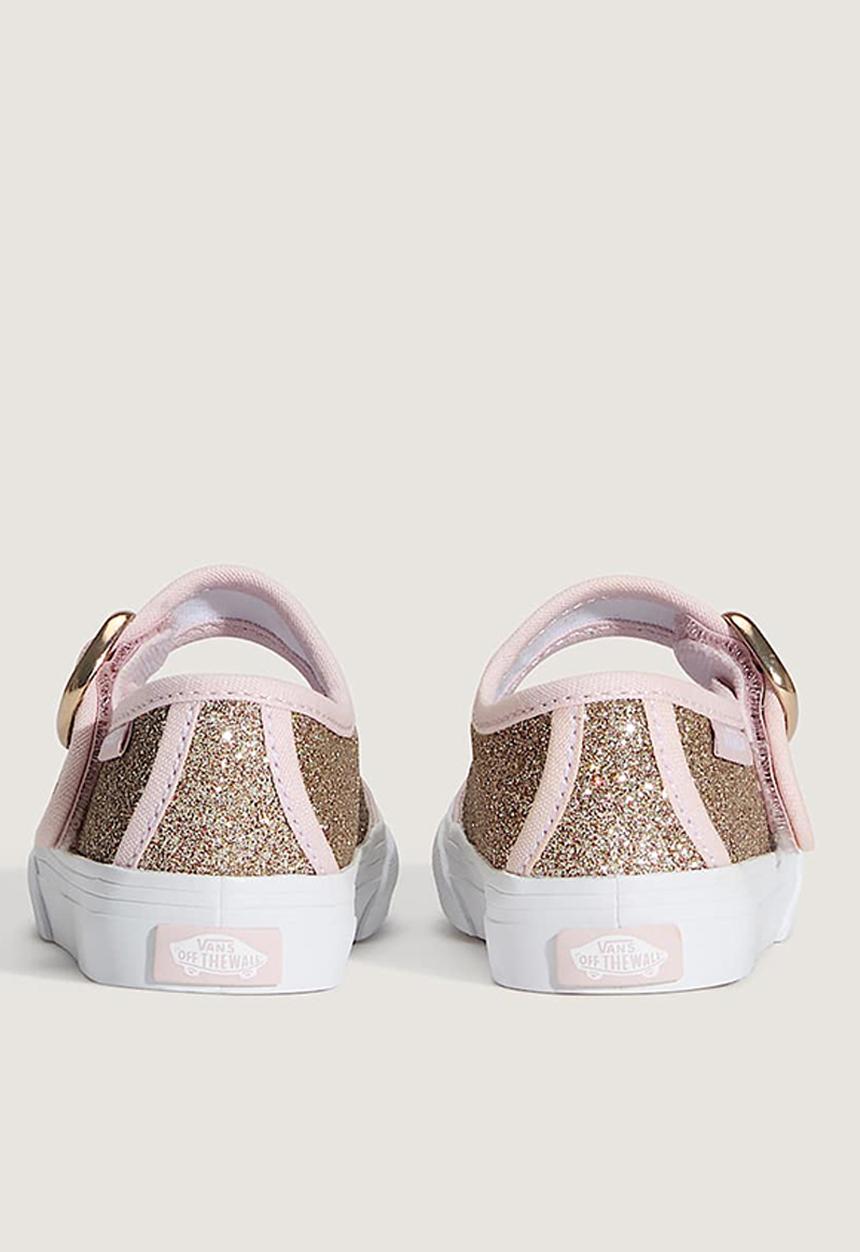 Infants Vans Mary Jane - Glitter Gold / Pale Petal Pink