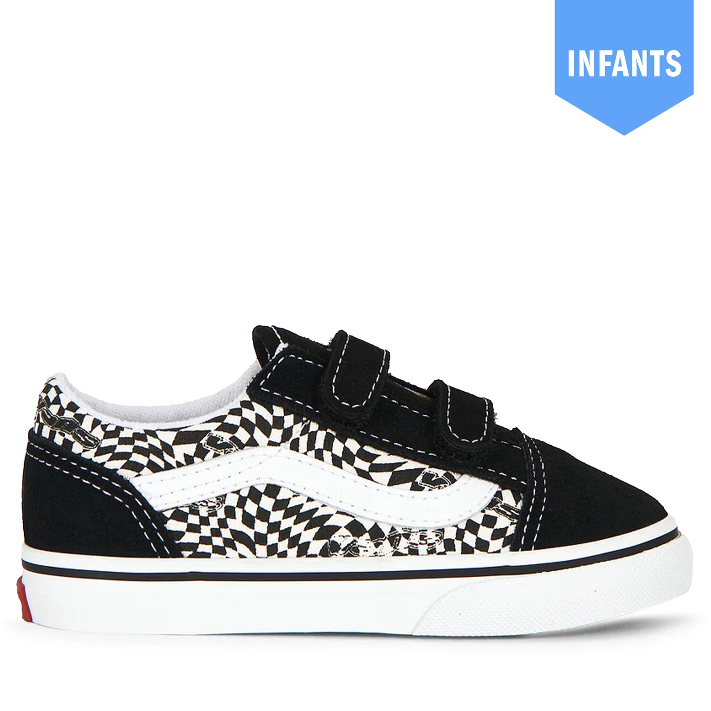 Infants Vans Old Skool V - Warp Black / Marshmallow