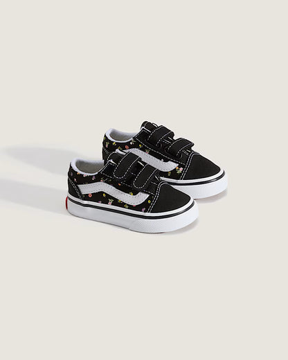 Infants Old Skool V - Floral / Black