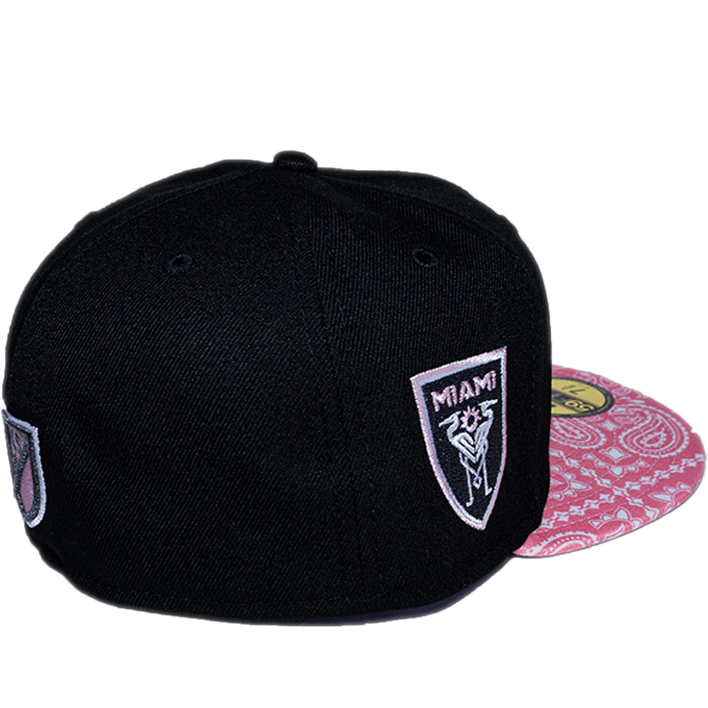 New Era Inter Miami 59Fifty Fitted Hat - Black/ Pink