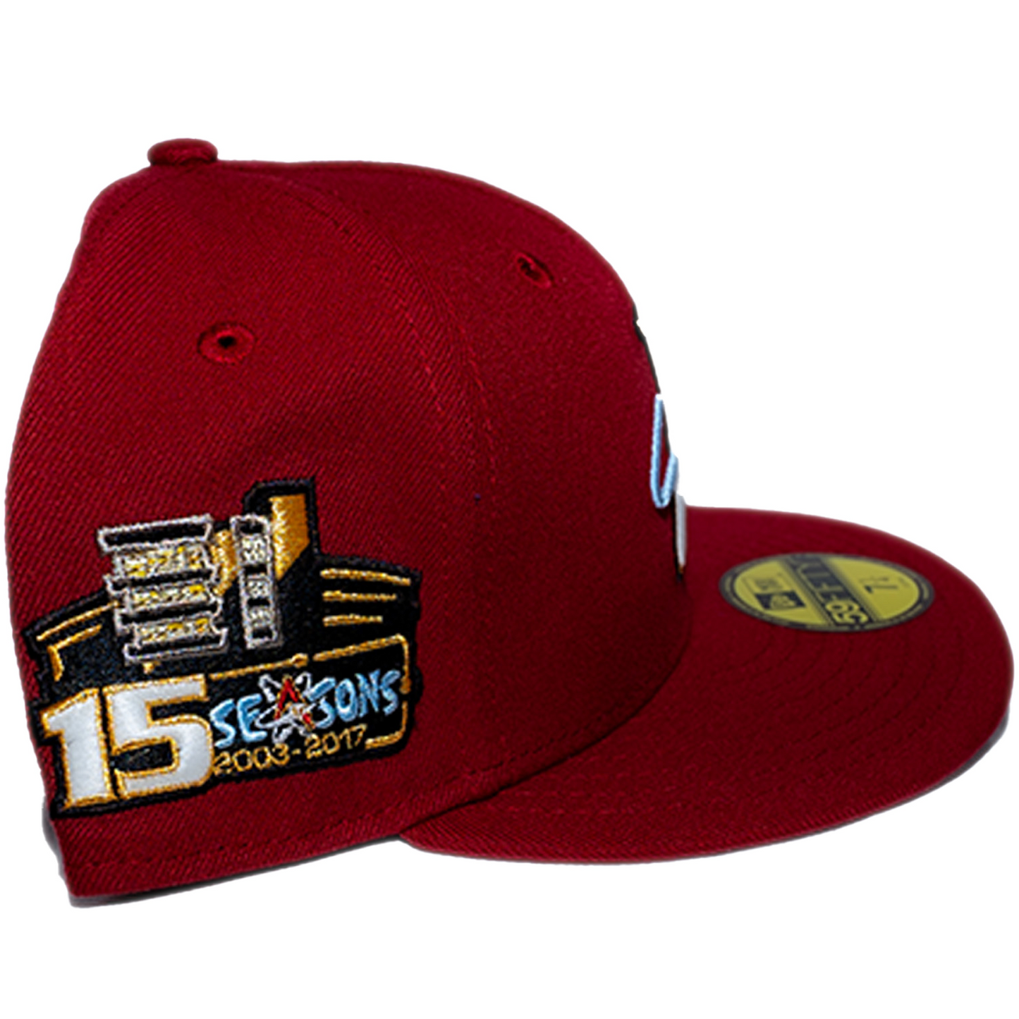 New Era Albuquerque Isotopes 59Fifty Fitted Hat - Red/ Grey