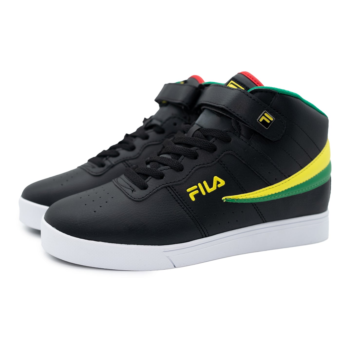 Men's Fila Vulc 13 - Black/Yellow/Green