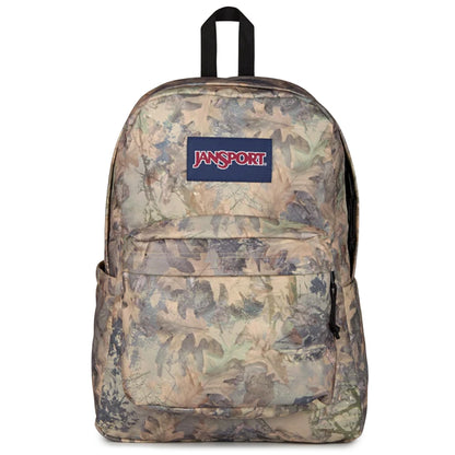 JanSport SuperBreak Plus Backpack -  Bogcore Camo Brown