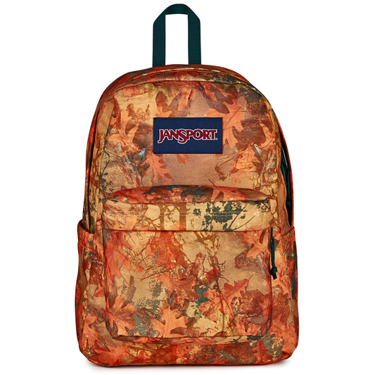 JanSport SuperBreak Plus Backpack - Bogcore Camo Orange Bogcore Camo Orange